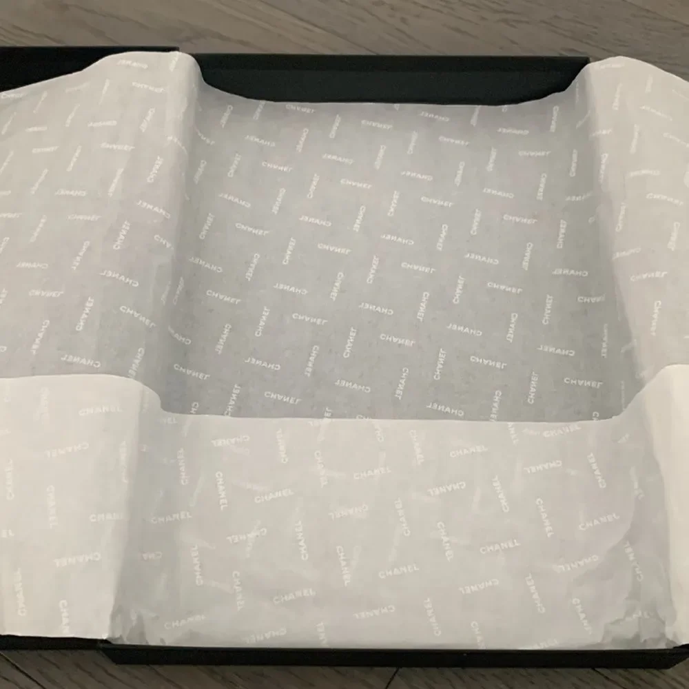 CHANEL Empty Medium Gift Box – 15” x 11” x 2” with Extras